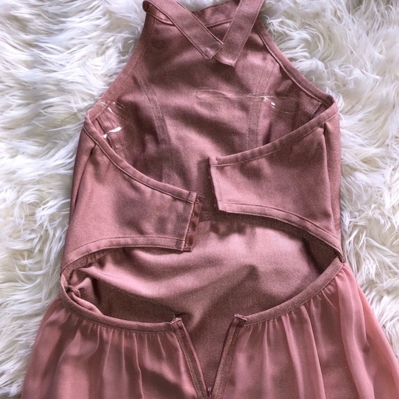 BLUSH BANDAGE DRESS GOWN - Picture 6 of 6